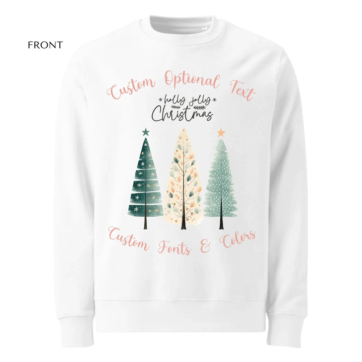 Custom Hand-Drawn Christmas Trees Sweatshirt & Hoodie - ART-SWH223