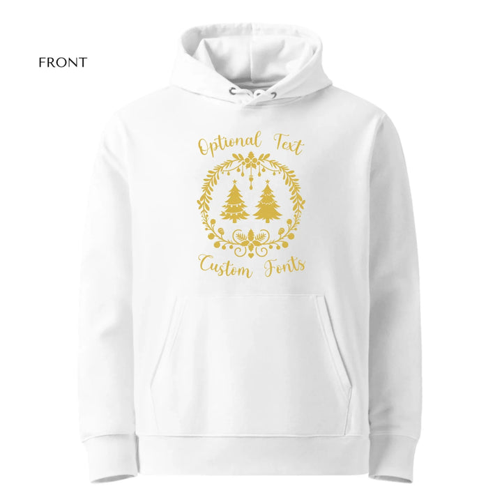 Custom Christmas Garland Wreath Silhouette Sweatshirt & Hoodie - ART-SWH231