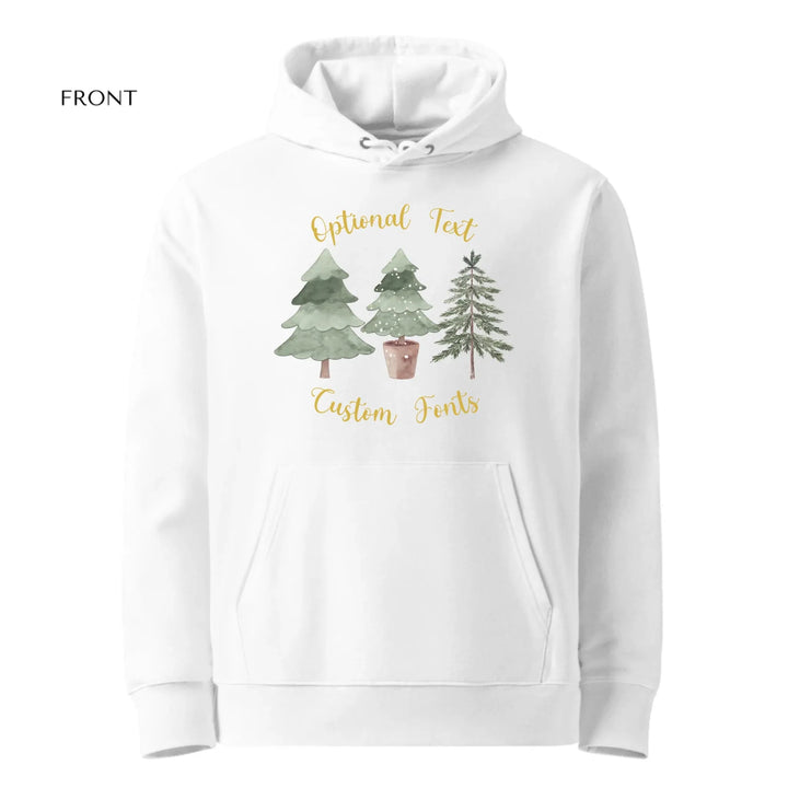 Custom Watercolor Christmas Tree Sweatshirt & Hoodie - ART-SWH232