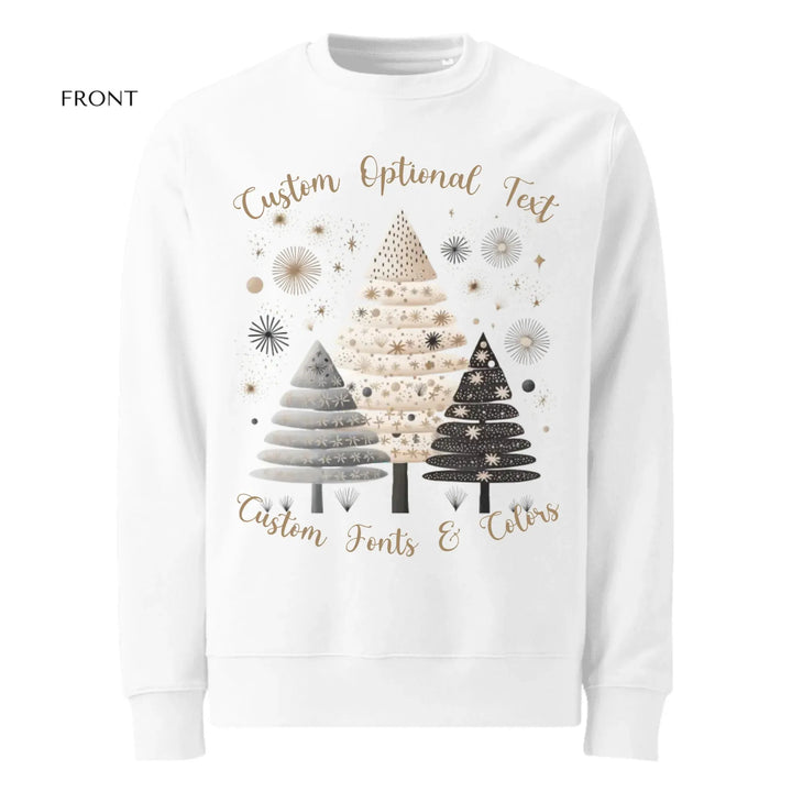 Custom Boho Christmas Trees Sweatshirt & Hoodie - ART-SWH234