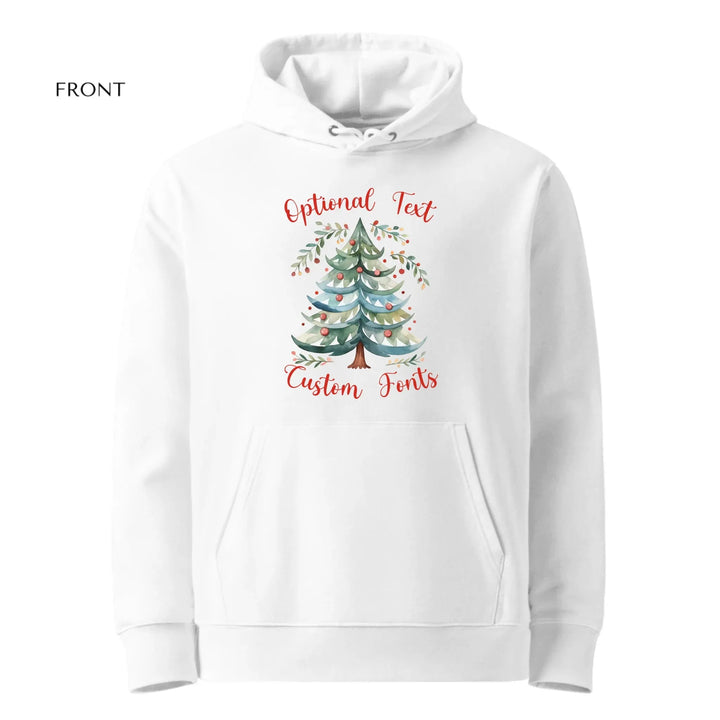 Custom Watercolor Scandinavian Christmas Tree Sweatshirt & Hoodie - ART-SWH237