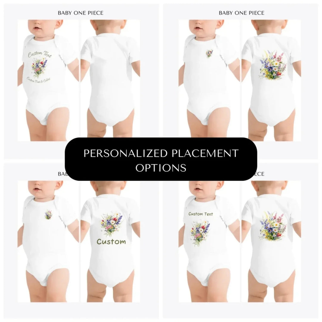 watercolor-wildflower-bouquet-custom-baby-onesie-design-placement-front-back-pocket-artfulane
