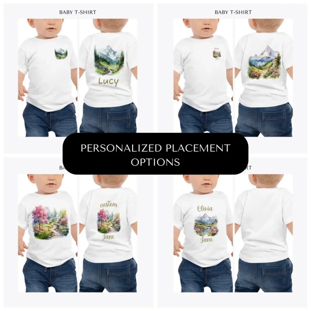Watercolor-Nature-Spring-custom-baby-t-shirt-design-placement-front-back-pocket-artfulane