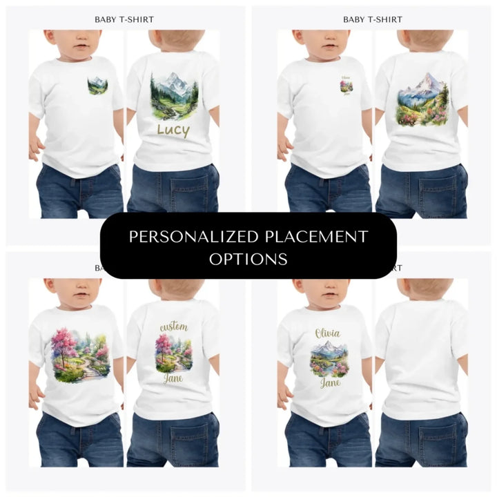 Watercolor-Nature-Spring-custom-baby-t-shirt-design-placement-front-back-pocket-artfulane