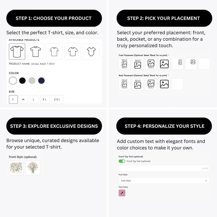 how-to-design-custom-watercolor-wildflowers-t-shirt-personalization-options-artfulane