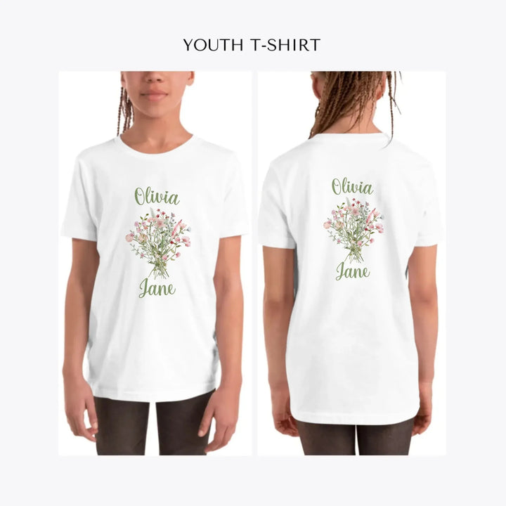 watercolor-wildflowers-personalized-youth-t-shirt-artfulane