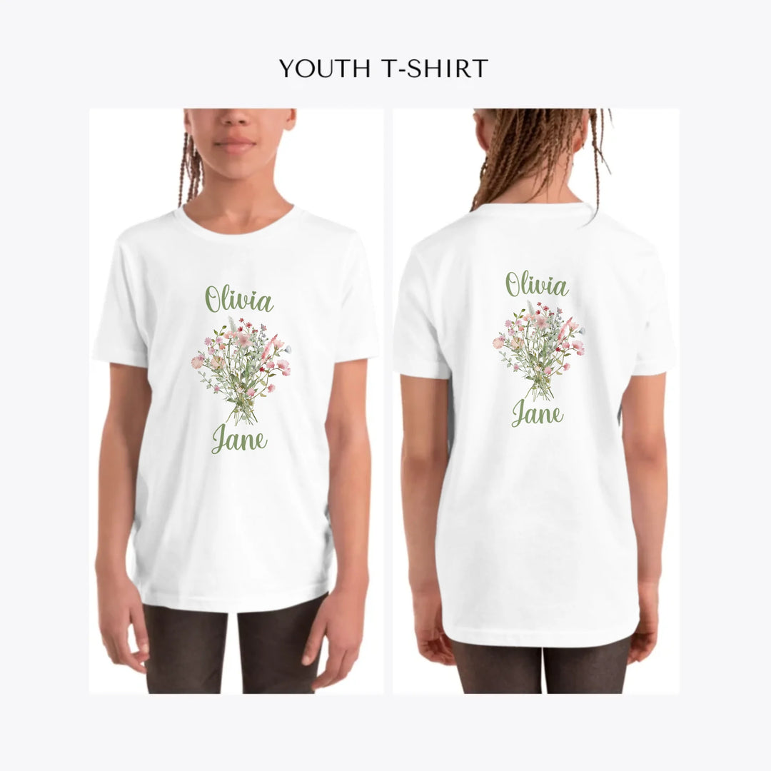 watercolor-wildflowers-personalized-youth-t-shirt-artfulane