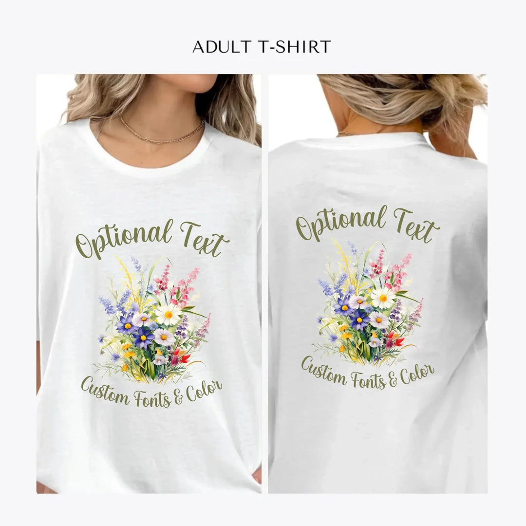 watercolor-wildflower-bouquet-personalized-women-unisex-adult-t-shirt-artfulane