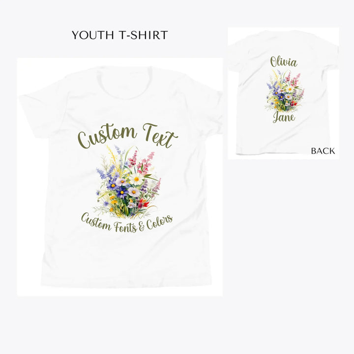 watercolor-wildflower-bouquet-custom-youth-t-shirt-artfulane