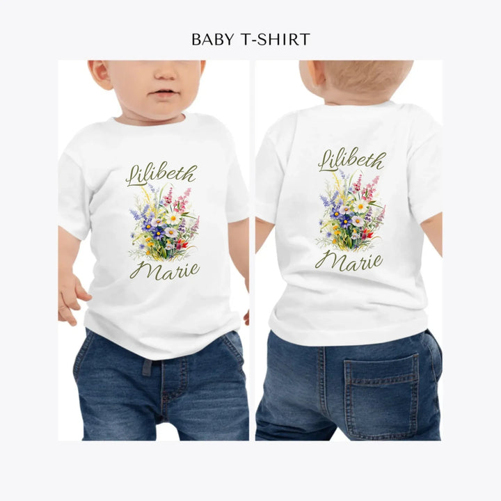 watercolor-wildflower-bouquet-personalized-baby-t-shirt-artfulane