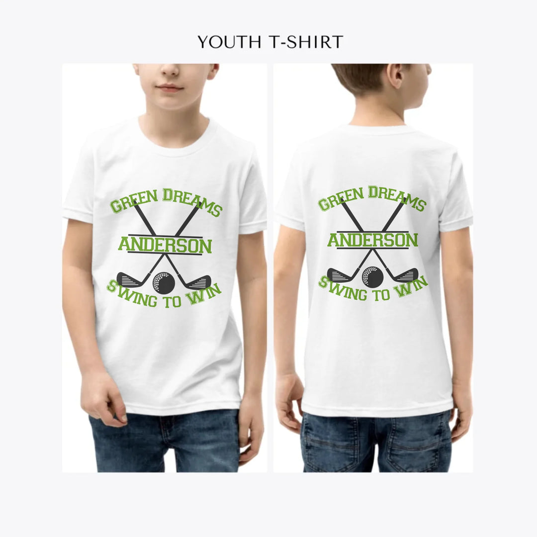 Golf-Monogram-custom-youth-boy-t-shirt-artfulane