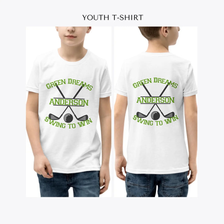 Golf-Monogram-custom-youth-boy-t-shirt-artfulane