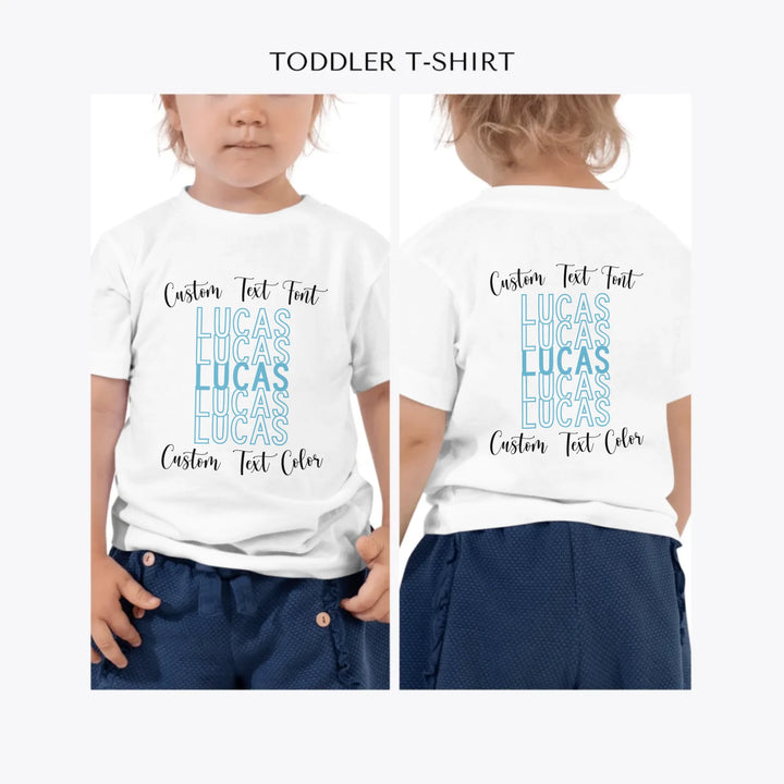 Stacked-Text-custom-toddler-t-shirt-artfulane