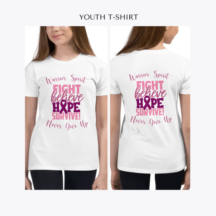 Pink-Cancer-Awareness-custom-youth-girl-t-shirt-artfulane