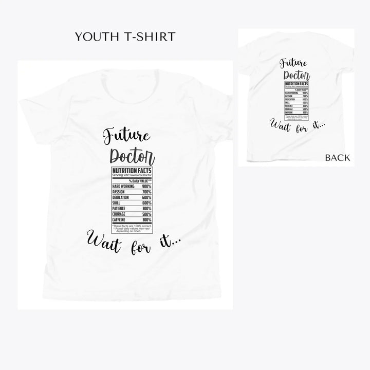 Professions-Nutrition-Facts-custom-youth-t-shirt-artfulane