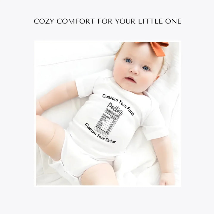 Professions-Nutrition-Facts-custom-baby-bodysuit-artfulane