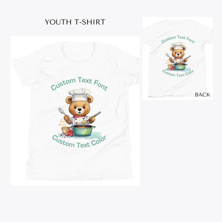 Cute-Teddy-Bear-Professions-custom-youth-t-shirt-artfulane