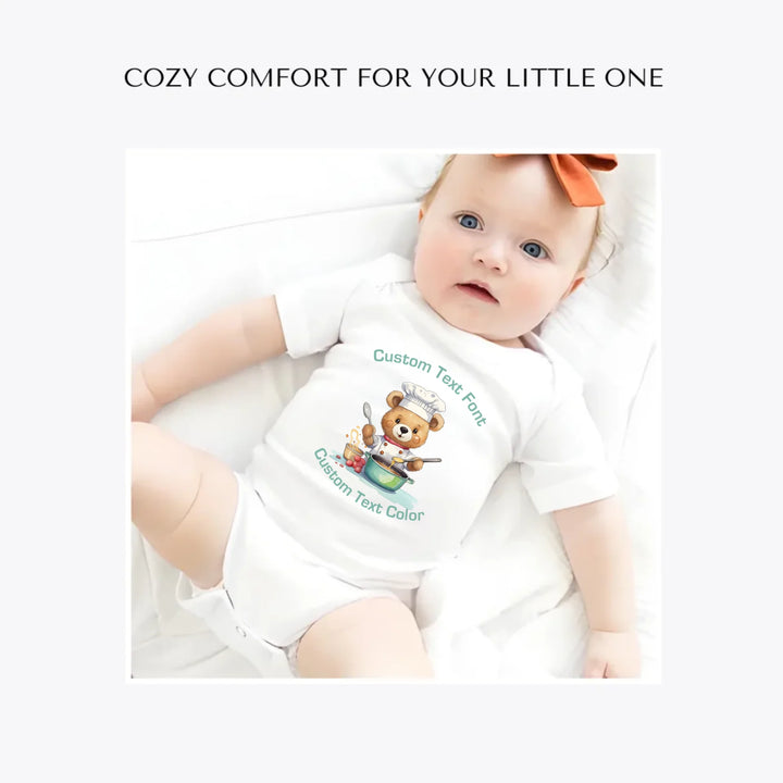 Cute-Teddy-Bear-Professions-custom-baby-bodysuit-artfulane