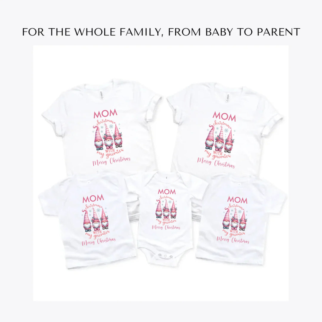 Pink-Christmas-custom-t-shirts-adult-youth-toddler-baby-sizes-artfulane