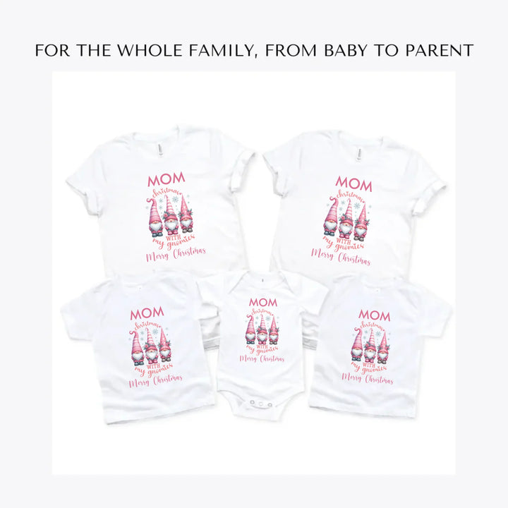 Pink-Christmas-custom-t-shirts-adult-youth-toddler-baby-sizes-artfulane