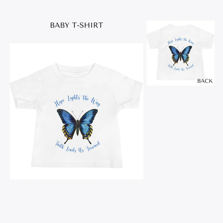 Vintage-Blue-Butterflies-custom-baby-t-shirt-artfulane