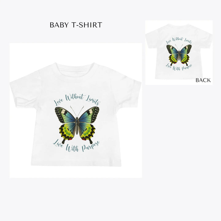 Vintage-Green-Butterflies-custom-baby-t-shirt-artfulane