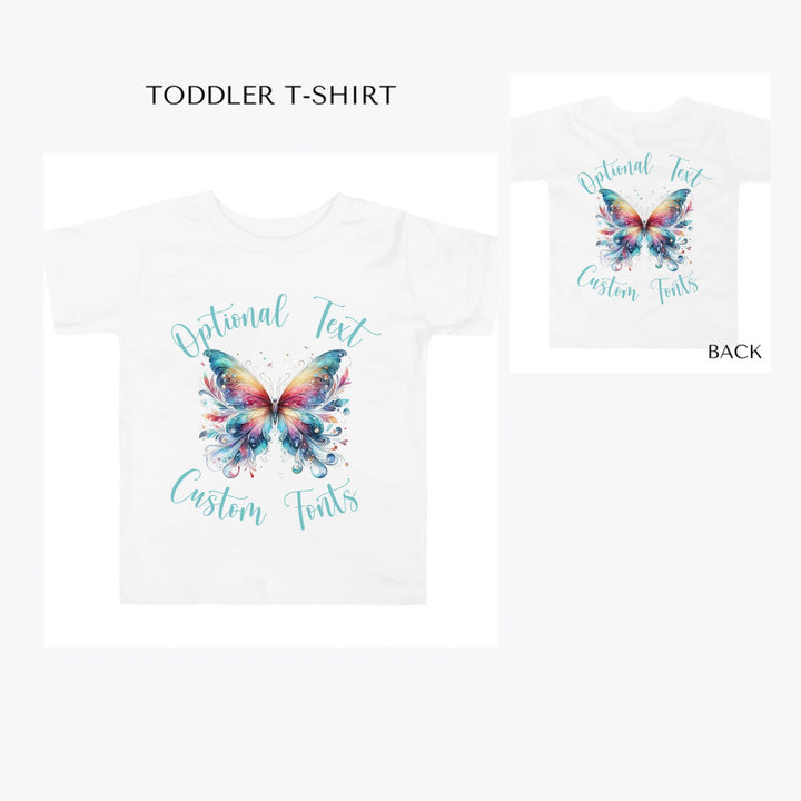 Beautiful-Butterflies-toddler-custom-t-shirt-artfulane