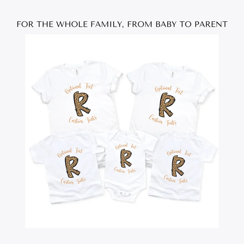 Cheetah-Pattern-Letter-Initial-custom-t-shirts-adult-youth-toddler-baby-sizes-artfulane