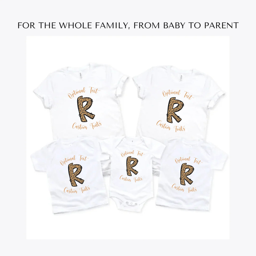 Cheetah-Pattern-Letter-Initial-custom-t-shirts-adult-youth-toddler-baby-sizes-artfulane