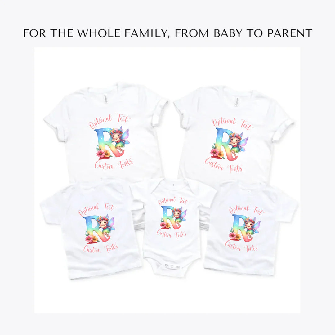 Fairy-Letter-Initial-custom-t-shirts-adult-youth-toddler-baby-sizes-artfulane