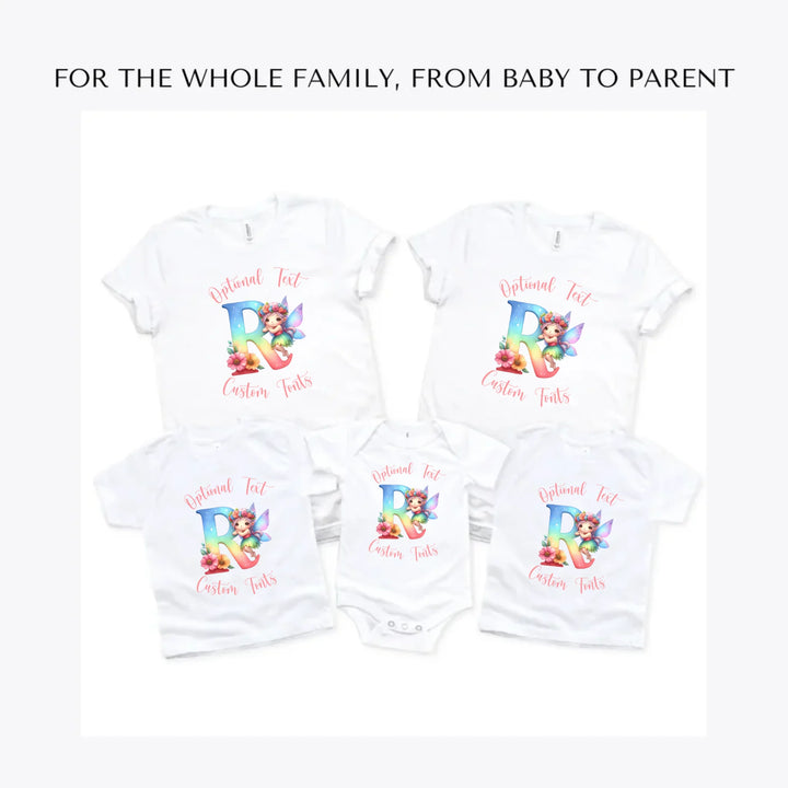 Fairy-Letter-Initial-custom-t-shirts-adult-youth-toddler-baby-sizes-artfulane