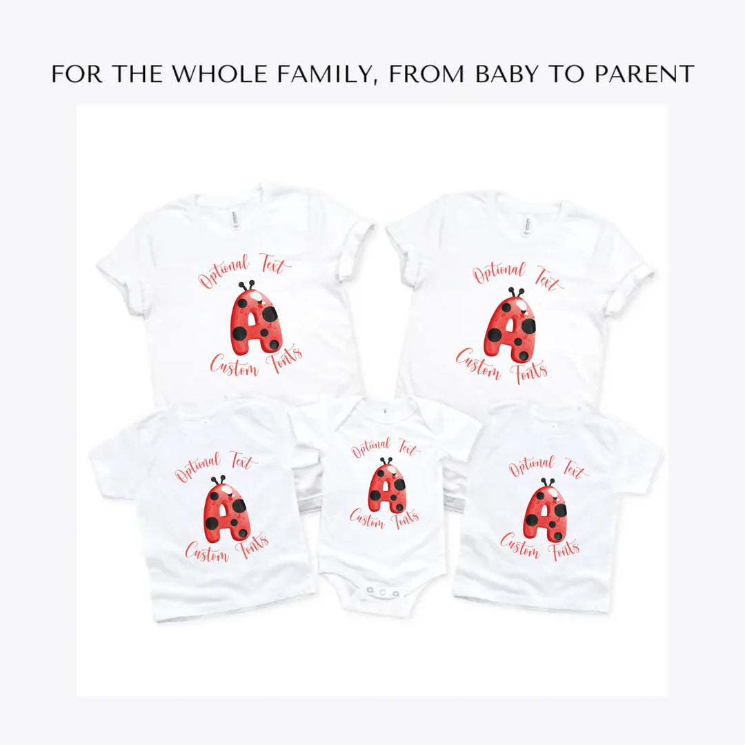 Ladybug-Letter-custom-t-shirts-adult-youth-toddler-baby-sizes-artfulane