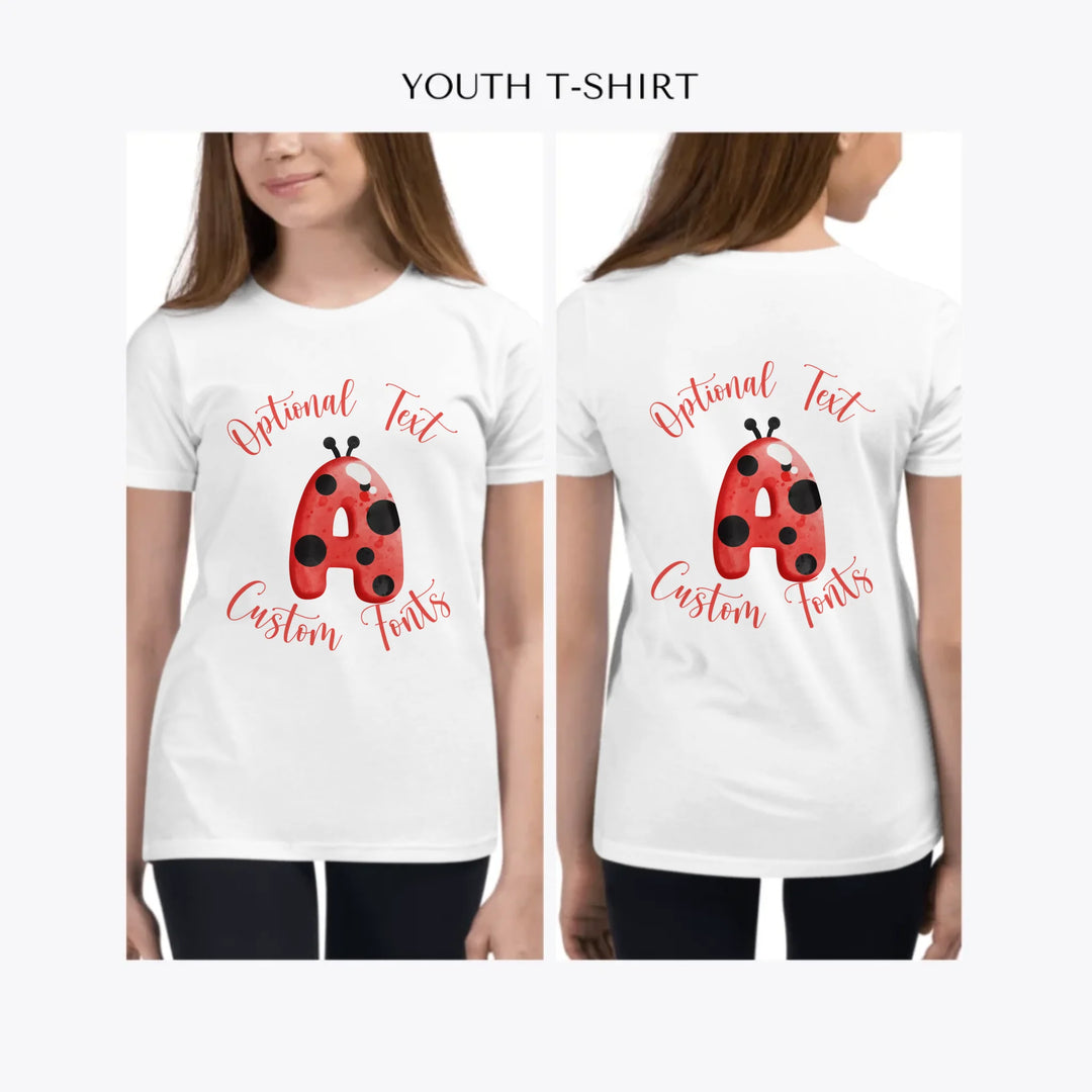 Ladybug-Letter-custom-youth-girl-t-shirt-artfulane