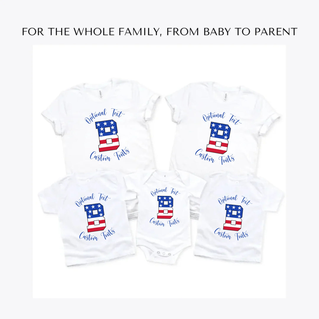 USA-Varsity-Letter-Initial-custom-t-shirts-adult-youth-toddler-baby-sizes-artfulane