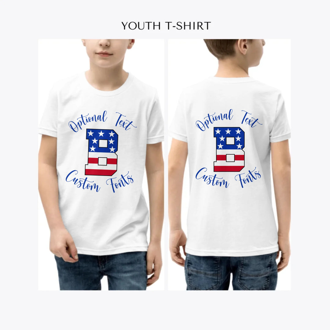 USA-Varsity-Letter-Initial-custom-youth-boy-t-shirt-artfulane