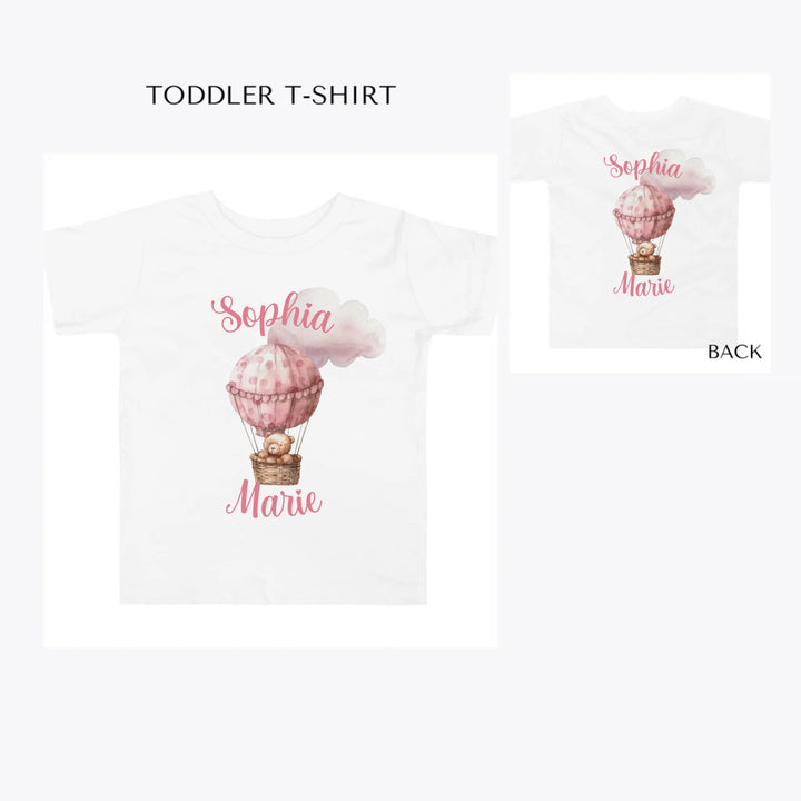 Teddy-Bear-Hot-Air-Balloon-toddler-custom-t-shirt-artfulane