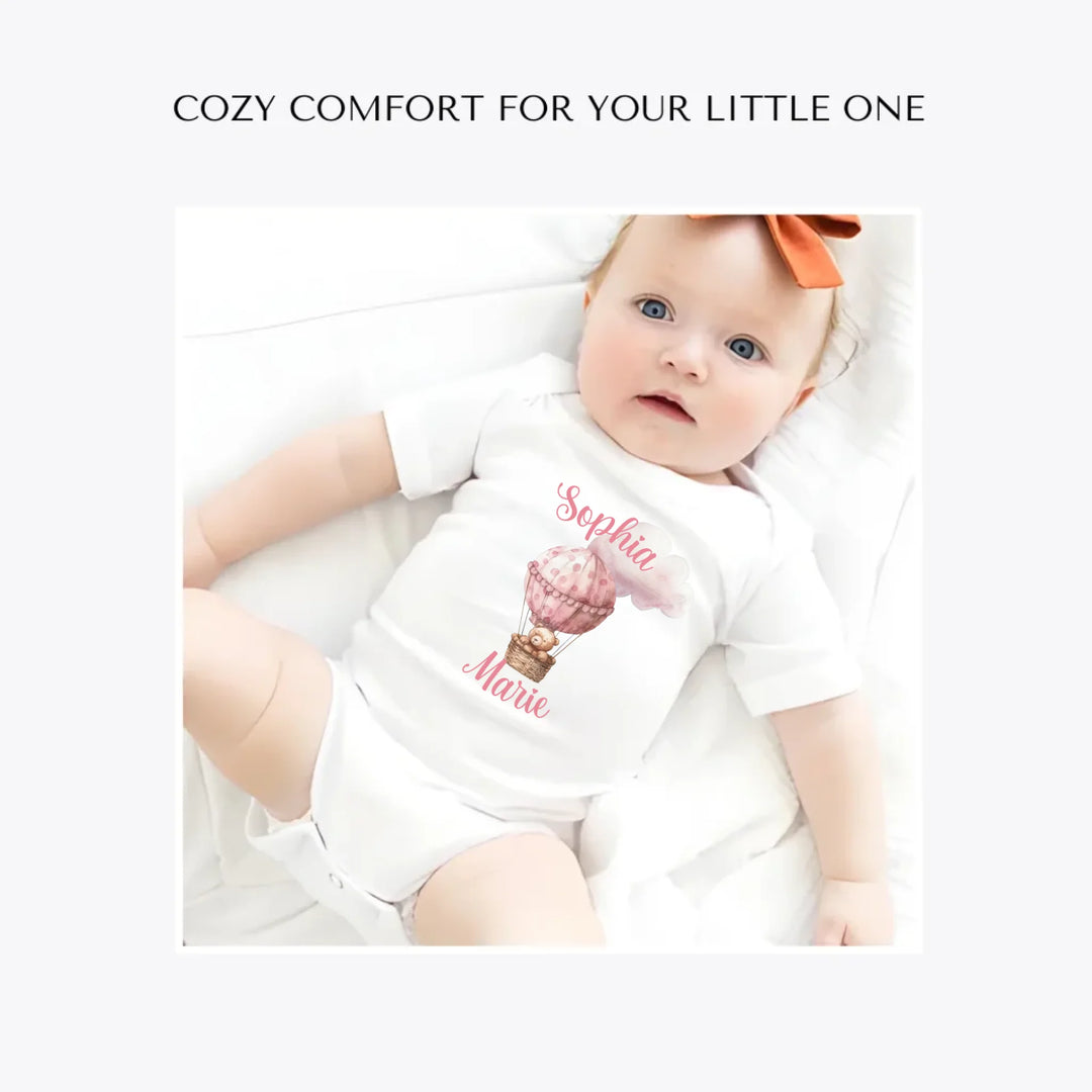 Teddy-Bear-Hot-Air-Balloon-custom-baby-bodysuit-artfulane