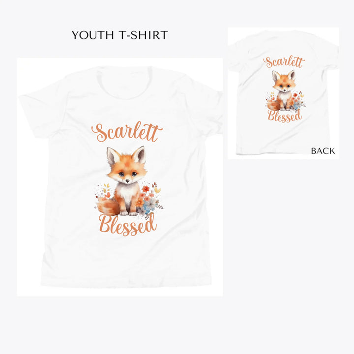 watercolor-baby-fox-custom-youth-t-shirt-artfulane