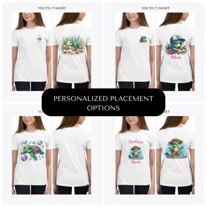 cute-summer-baby-turtles-custom-youth-t-shirt-design-placement-front-back-pocket-artfulane