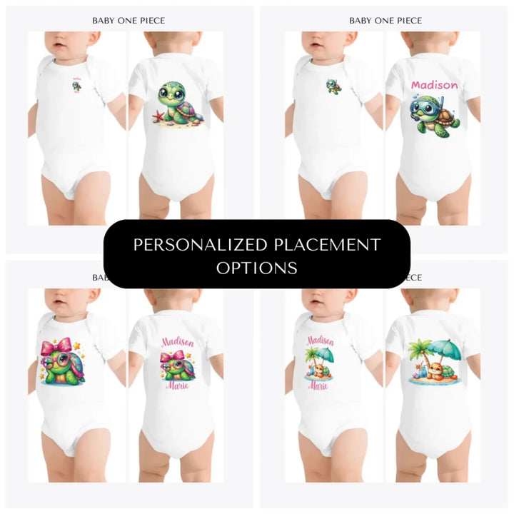cute-summer-baby-turtles-custom-baby-onesie-design-placement-front-back-pocket-artfulane