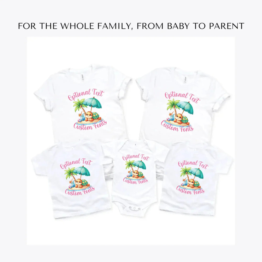 cute-summer-baby-turtles-custom-t-shirts-adult-youth-toddler-baby-sizes-artfulane