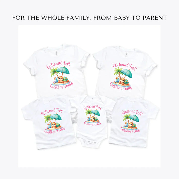 cute-summer-baby-turtles-custom-t-shirts-adult-youth-toddler-baby-sizes-artfulane