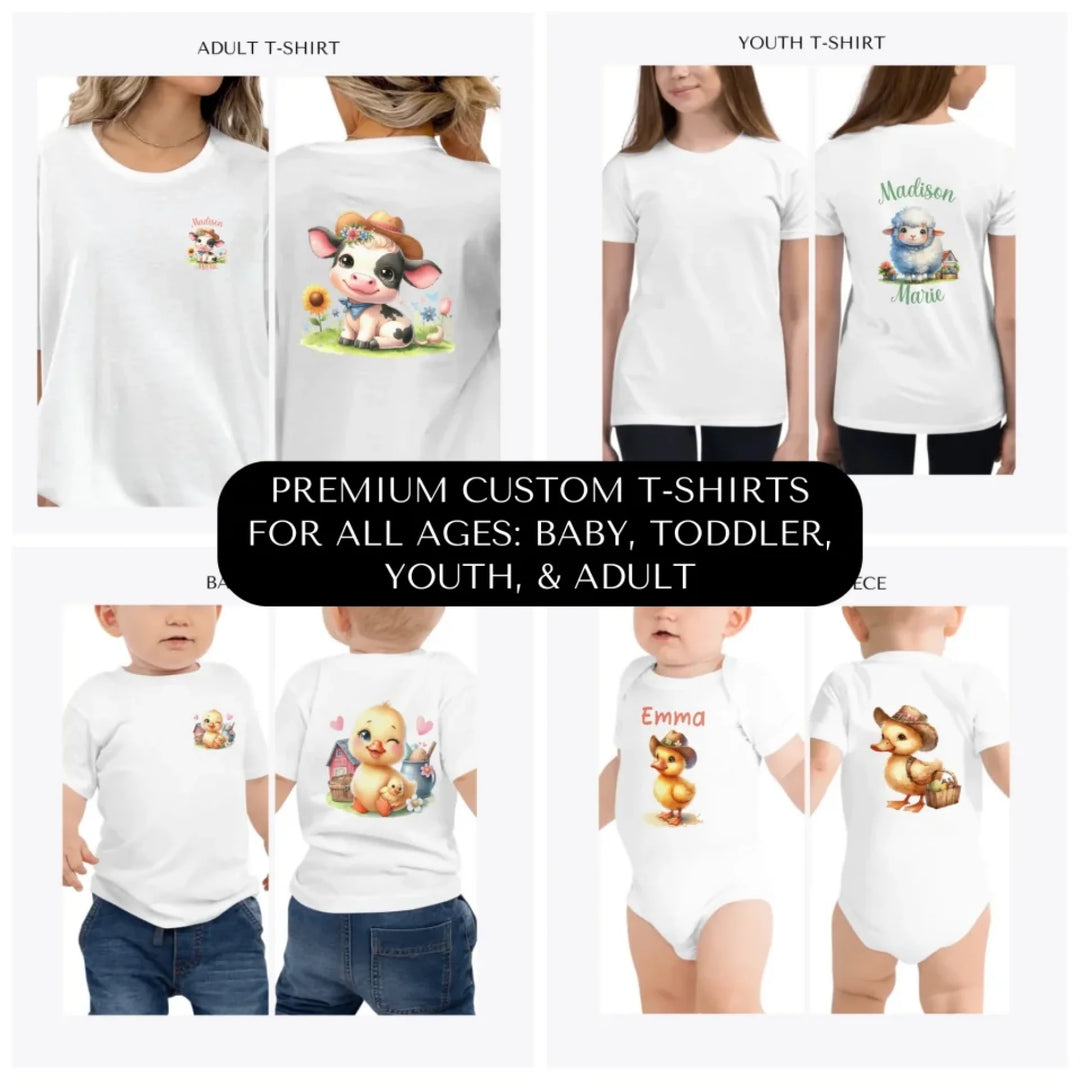 cute-farm-animals-premium-custom-t-shirts-all-ages-artfulane