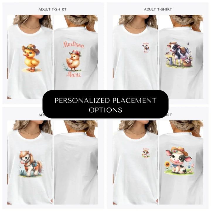 cute-farm-animals-custom-adult-t-shirt-design-placement-front-back-pocket-artfulane