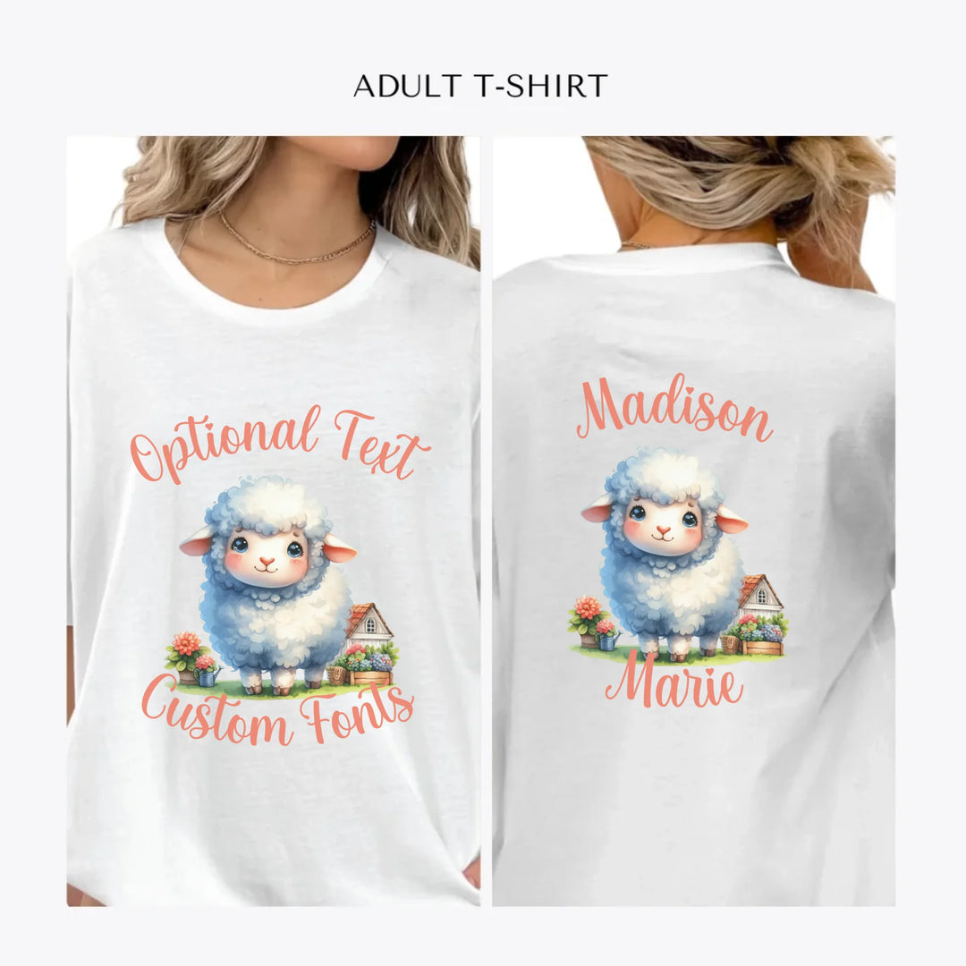 cute-farm-animals-personalized-women-unisex-adult-t-shirt-artfulane