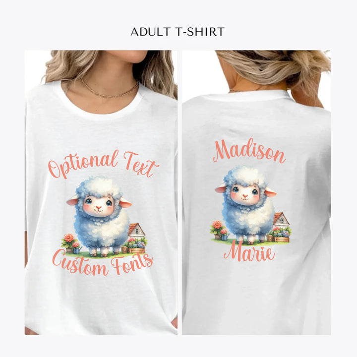 cute-farm-animals-personalized-women-unisex-adult-t-shirt-artfulane