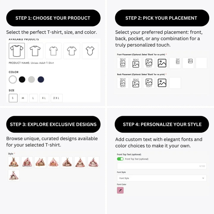 how-to-design-custom-Teddy-Bear-Sleeping-in-Tent-t-shirt-personalization-options-artfulane