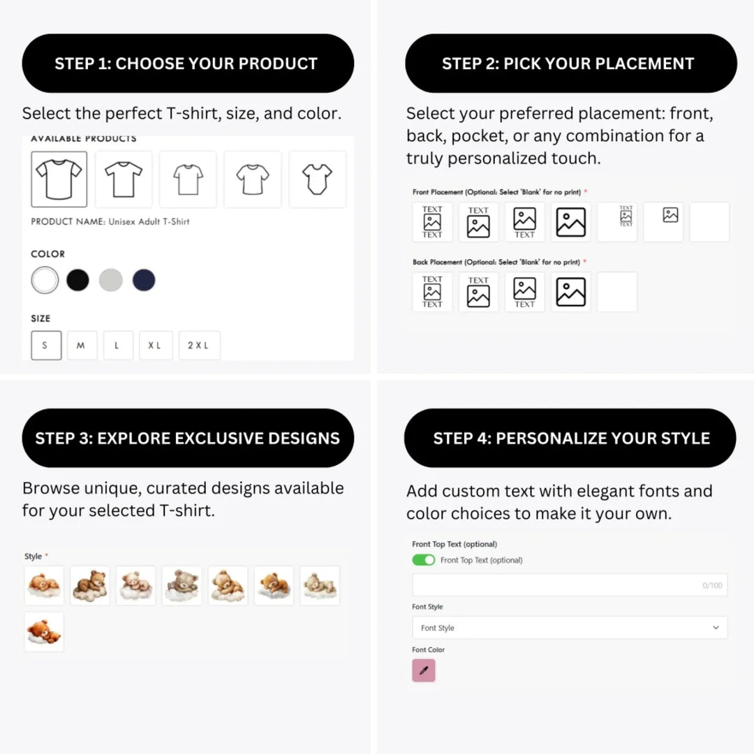 how-to-design-custom-Teddy-Bear-Sleeping-on-Cloud-t-shirt-personalization-options-artfulane