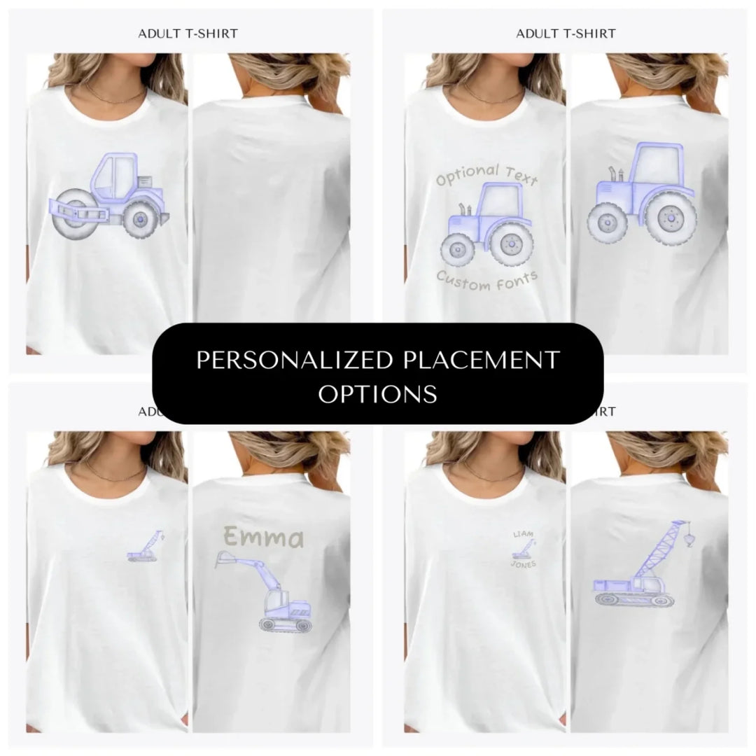 Watercolor-Blue-Construction-Trucks-custom-adult-t-shirt-design-placement-front-back-pocket-artfulane
