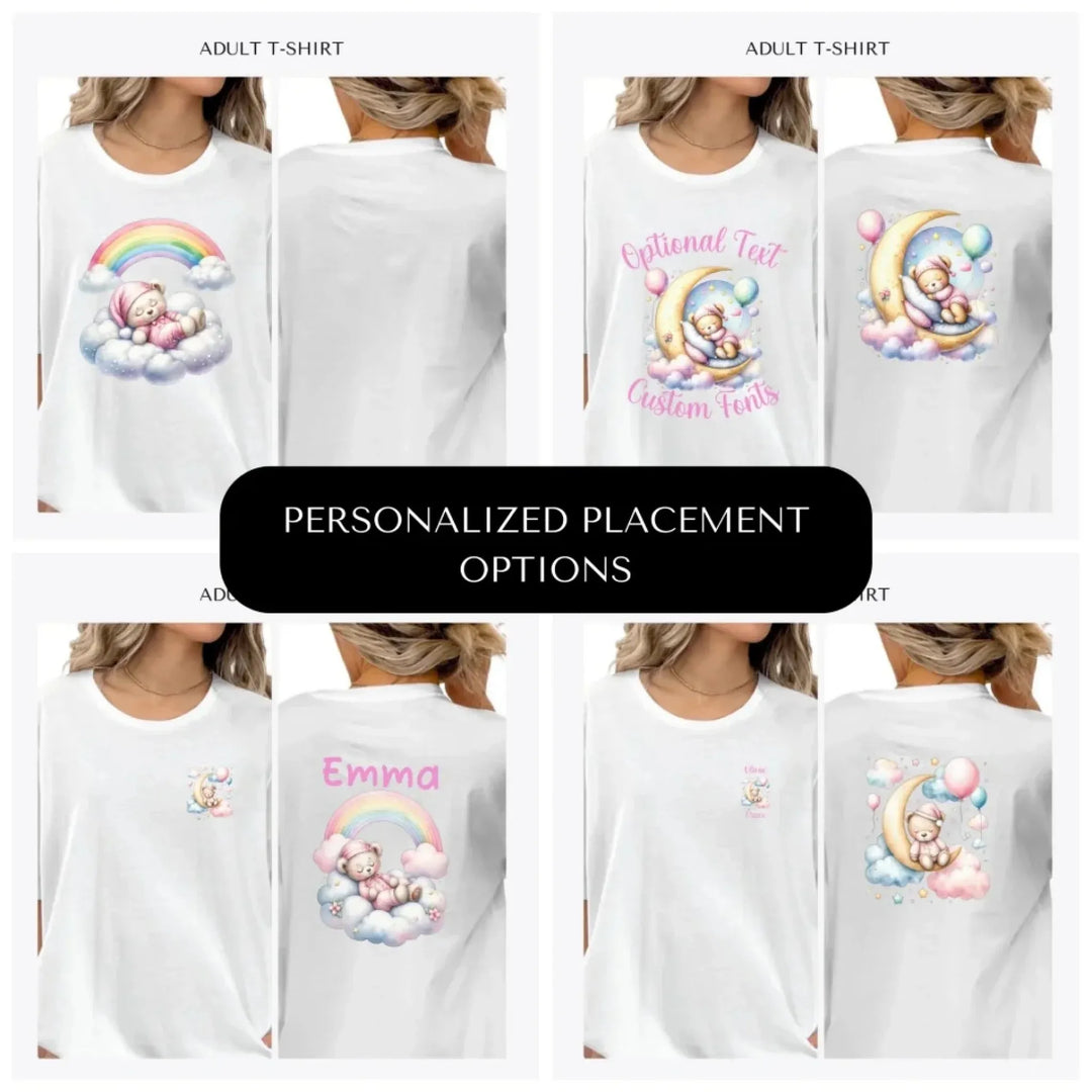 Watercolor-Teddy-Bear-Sleeping-custom-adult-t-shirt-design-placement-front-back-pocket-artfulane